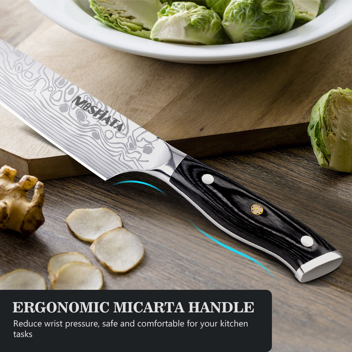 8 inch Japanese Full Tang Kitchen Knife – mosfiata